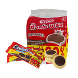 泰国进口 珍珍 果酱巧克力三叠层饼干(焦糖味) 432g