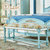 拉斐曼尼 SHX005 地中海家具美式床尾凳卧室床前凳复古彩绘长凳脚凳换鞋凳穿鞋凳(深色 默认)