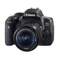 佳能（Canon）EOS 750D EF-S 18-55mm f/3.5-5.6 IS STM 单反套机 750d相机(佳能750D黑色 0.官方标配)