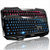 黑爵光魔K701 夜光键盘 笔记本电脑游戏专用背光键盘 USB有线发光