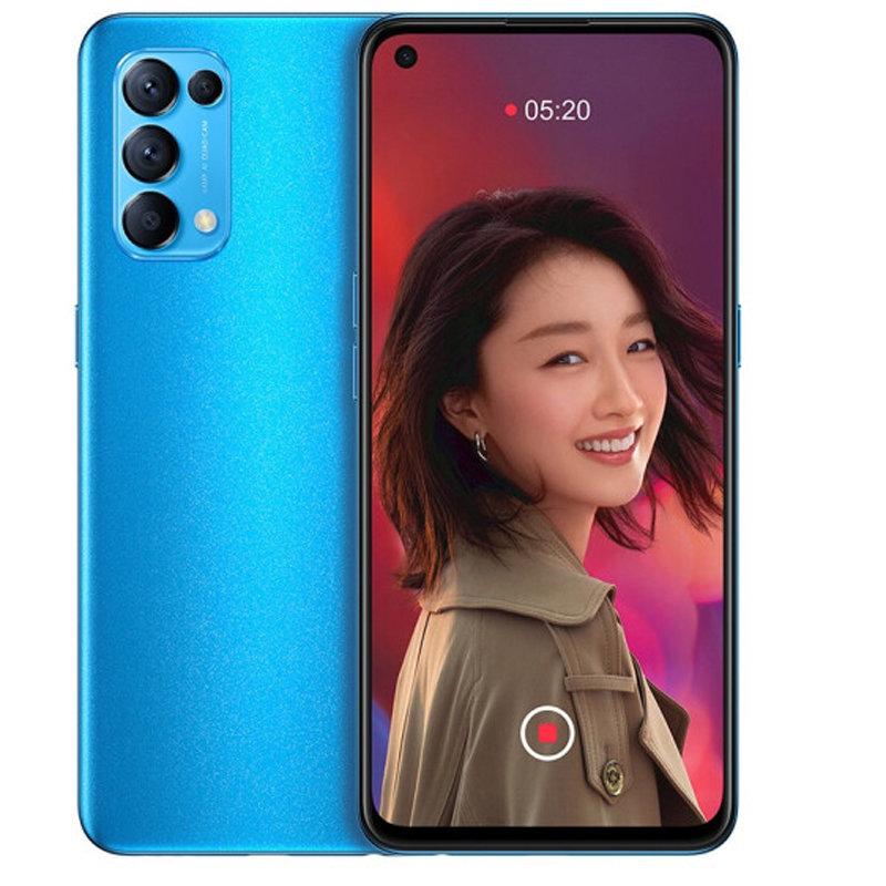 oppo reno5 全网通5g手机 6400万人像四摄 65w闪充 安卓智能手机(极光