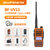 宝锋BF-UV13对讲机讲户外Type-C宝峰调频机BF-UV8R防水对讲器电台(标配橙色（1台)送耳机 无)
