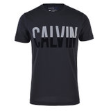Calvin Klein 男士简约时尚短袖T恤 J30J300602(黑色 S)
