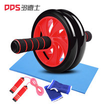 多德士（DDS）健腹轮腹肌轮男士训练器收腹部运动健身器材家用女士静音滚滑轮健腹器(含跪垫)(18.5cm)