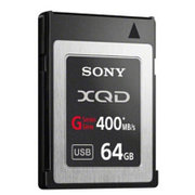 索尼（SONY）XQD 400M/S 专业存储卡XQD 64G(QD-G64A)含读卡器 适用于AXE Z100 FS7