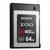 索尼（SONY）XQD 400M/S 专业存储卡XQD 64G(QD-G64A)含读卡器 适用于AXE Z100 FS7