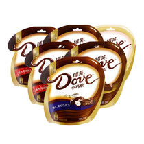 德芙巧克力4口味可选牛奶奶香白黑巧克力84g/袋装(84g/袋 4包)
