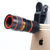 菲莱仕手机镜头 外置望远镜头 8倍手机变焦镜头TE02 国美超市甄选