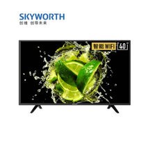 创维（SKYWORTH）40X6 40英寸10核窄边高清 人工智能 网络WIFI 卧室液晶平板电视机