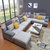 左右沙发 布艺沙发组合 大小户型客厅转角简约现代可拆洗沙发 DZY3608(4B（正）+4B（反）)