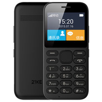 21KE MC001F 黑 移动/联通2G老人手机