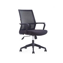 DF简约舒适背靠电脑椅 网布升降转椅DF-A1059黑色(黑色)