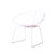 镂空椅餐椅北欧个性现代简约工业椅创意家用洽谈成人餐厅铁艺椅子(白色)