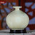 现代简约德化陶瓷复古摆件欧式花瓶家居客厅装饰品大号花瓶瓷器(12cm黄结晶)