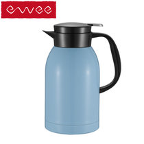 德国ewee 保温壶家用保温瓶不锈钢大容量欧式真空热水瓶杯暖水壶(2.5L/湖蓝)