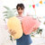 可爱卡通水果抱枕菠萝草莓靠垫七夕情人节礼物家居靠枕送女生毛绒玩具礼物(粉色 高50cm)