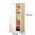 画尚halsanr简约现代衣柜实木质2门整体经济型推拉移门板式卧室柜子定制(A款暖白色)