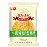 圣丰无添加蔗糖原味麦片豆浆320g/袋(黄色)