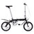 DAHON大行 经典热卖14寸单速铝合金折叠自行车 BYA412(黑色 14英寸)