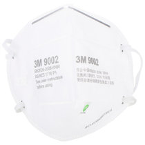 3M 口罩 9002 KN90 颗粒物防护口罩 防雾霾 PM2.5 头带式(单个)