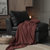 巷子戏法丨纯棉全棉儿童沙发盖毯办公室午睡毯单人毛毯盖腿小毯子(绣红)