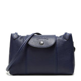 Longchamp女士羊皮斜挎包1061757-556深蓝色 时尚百搭