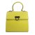 W.DIVA英伦风时尚优雅定型手提包D1121008明黄色