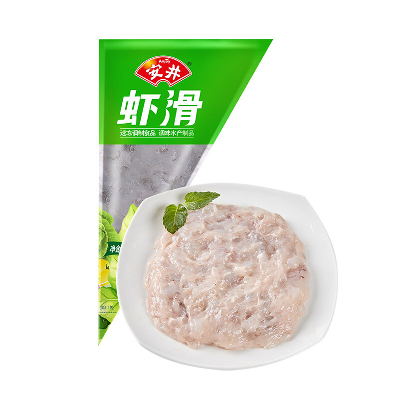 安井虾滑150g虾仁含量80国产火锅食材关东煮汤料必备国美超市甄选