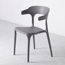 物槿 塑料牛角椅 YG-02(灰色)