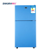 樱花（SAKURA）BCD-98 98升小型家用双门冰箱 机械式 租房宿舍两门节能电冰箱(蓝色)
