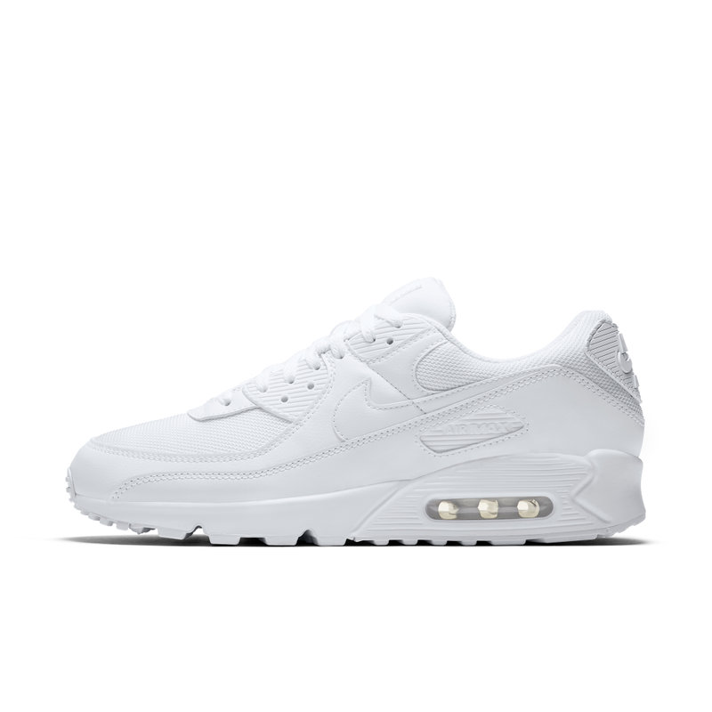 NikeAirMax90,nikeairmax90黑白 nike耐克官方nikeairmax90男子运动鞋气垫复古元年款cn8490100白白白