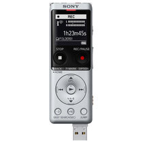 索尼（SONY）ICD-UX575F 16G大容量便携商务会议 高清专业降噪录音笔 银色