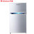 万宝(Wanbao) BCD-101DCI/101D 101升家用小型双门冰箱 冷冻保鲜电冰箱(银拉丝)第2张高清大图