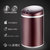 智能感应垃圾桶家用客厅卧室卫生间厨房可爱自电动筒创意换袋有盖(紫檀红12L)
