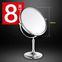 马谛氏 浴室化妆镜 立式双面美容镜 带放大镜功能多多种规格可选(8寸)