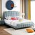 一号客厅  床软床现代简约大床意式风格卧室（送多功能椰棕床垫） QR-05