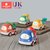 科巢儿童玩具车惯性车男女孩1-2-3岁工程车卡通宝宝婴儿益智模型(趣味城市工程小车（4款组合装） 默认版本)