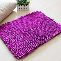 雪尼尔地毯/客厅/卧室/飘窗/沙发毯/吸水门垫地垫(雪尼尔紫色 2米x3米)