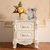 圣肯尼家具 欧式雕花床头柜 法式浪漫床头柜 卧室烤漆储物柜(象牙白 欧式床头柜（小件不单卖）)
