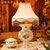梵莎奇欧式台灯 奢华客厅卧室床头田园复古装饰陶瓷结婚礼物小号