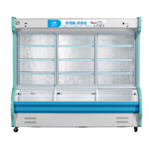 铭雪1230升标准型点菜柜LCD-2500 立式麻辣烫冷藏冷冻柜保鲜柜展示柜商用冷柜超市蔬菜柜水果柜熟食柜冰柜(蓝色)
