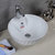 多美吉卫浴圆形陶瓷艺术盆 洗面盆 洗手盆 洗脸盆 台上盆8024(单盆+套餐)