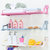 免打孔浴室置物架 马桶吸壁式厕所收纳架 壁挂洗衣机卫生间置物架 一个装(粉红色)(长75-120cm)