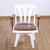 光明实木家具 白色办公现代转椅书椅 时尚水曲柳休闲椅 全实木书桌椅 75402(转椅)