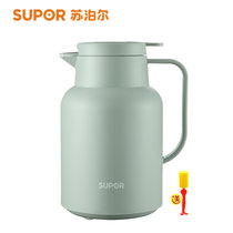 苏泊尔（SUPOR）KC145GJ50保温壶玻璃内胆热水瓶家用保温水壶大容量1.45升 家用办公水壶(1.45L·薄雾绿)
