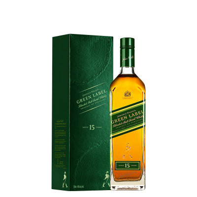 宝树行 尊尼获加绿牌15年750mL调配型苏格兰威士忌进口洋酒