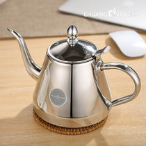 创典 加厚不锈钢水壶 茶具茶台电磁炉烧水壶 煮水泡茶壶 电磁平底壶(CD-295B单壶201)