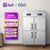 宜博（EBO）900L 商用冰箱四门冷藏 厨房冰箱立式不锈钢冷藏冷冻大容量蔬菜水果肉类保鲜柜Z1000M4