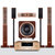 SAST/先科 st-8000家用5.1家庭影院 音响套装 客厅电视木质音箱全套(配置二 SU-180功放)