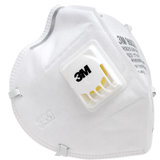 3M防护口罩 9002V  口罩 带呼吸阀头戴式(9002V口罩 单只装)